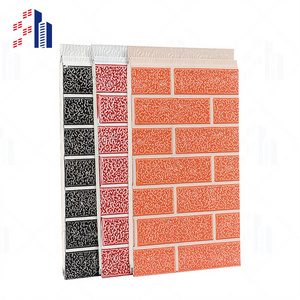 SH wholesale Best price 16mm outdoor polyurethane Exterior Wall Metal fireproof sandwich wall panel