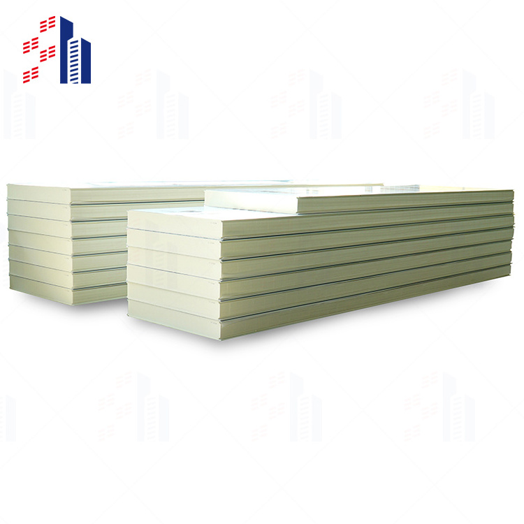 SH Factory price Modular cold store room cold room boards 75mm PU sandwich panel for fish seafood beef