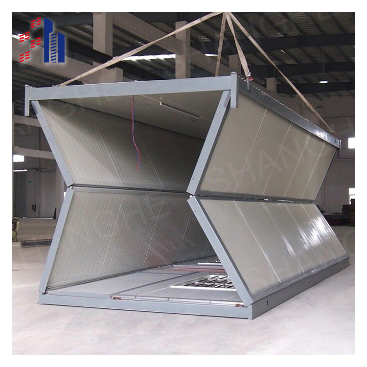 10 Feet 2 Floor Glass sandwich panel Prefab Capsule Home Extendable Container Luxury Mobile House Cinema Modern Skeleton Villa