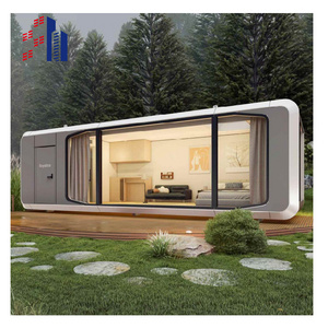 SH Apple Cabin 20ft 40ft Outdoor Modern Popular Prefab Tiny House Mobile Working House Office Pod Container House