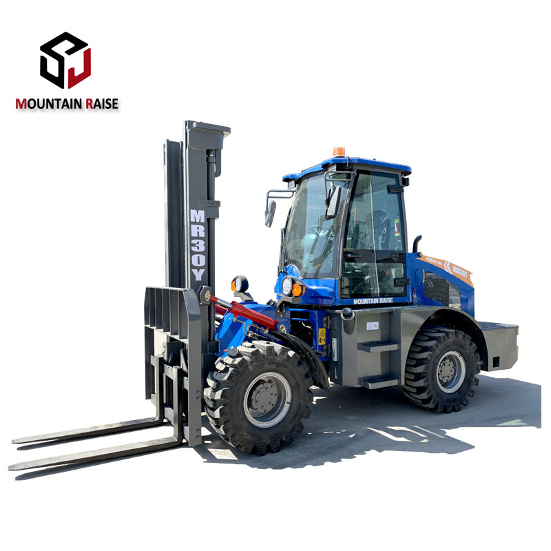 Side Loader Forklift Truck MR30Y Rough Terrain Forklift Price for Sale