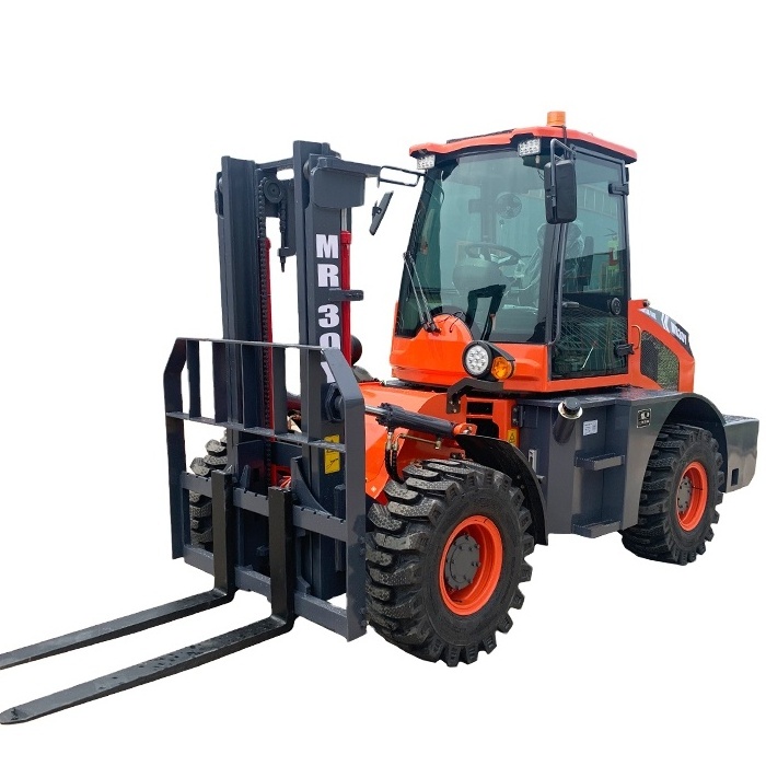 Side Loader Forklift Truck MR30Y Rough Terrain Forklift Price for Sale