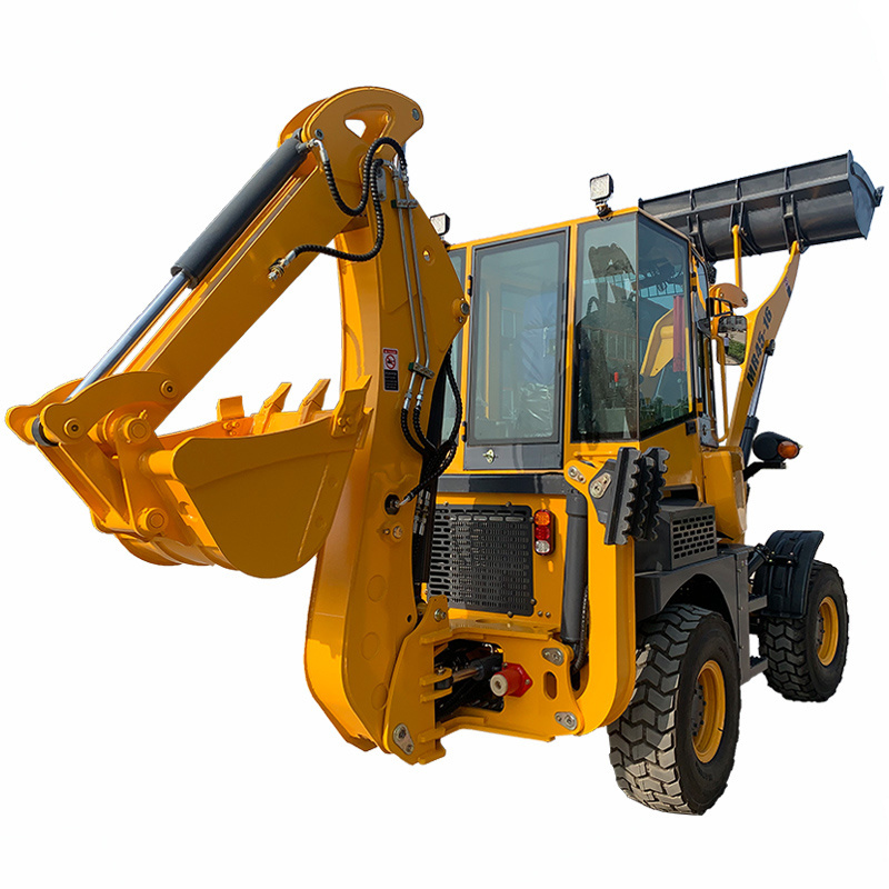 Mini Backhoe Chinese Manufacturer Small Compact 4WD Backhoe Loader