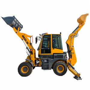 Mini Backhoe Chinese Manufacturer Small Compact 4WD Backhoe Loader