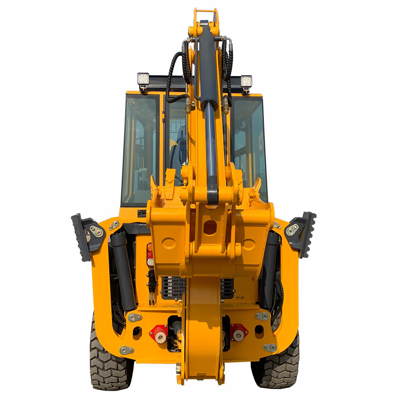 Mini Backhoe Chinese Manufacturer Small Compact 4WD Backhoe Loader