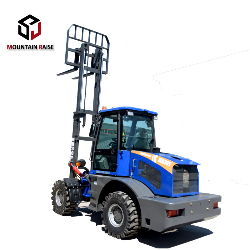 Side Loader Forklift Truck MR30Y Rough Terrain Forklift Price for Sale