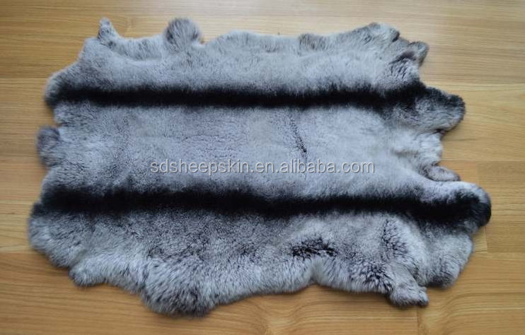 Genuine Rex Rabbit Fur Pelts Chinchilla Fur Pelts