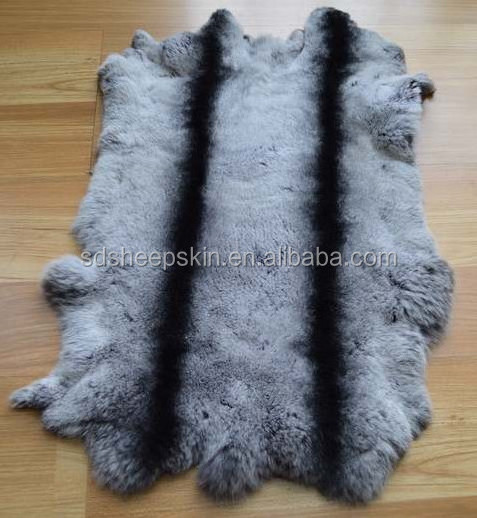 Genuine Rex Rabbit Fur Pelts Chinchilla Fur Pelts