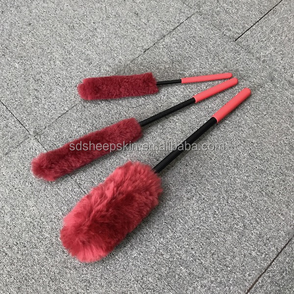 2024 New Style Wool Wheel Brushes Kit (3 Brushes) Wheel brush, Rubber Grips, Detailing Kit