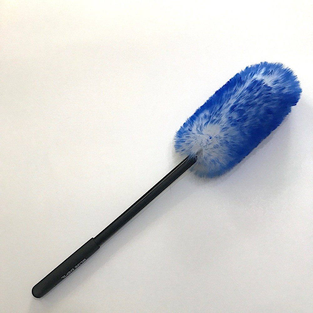 hot selling fashion real sheepskin wheel brush ,well use,full size