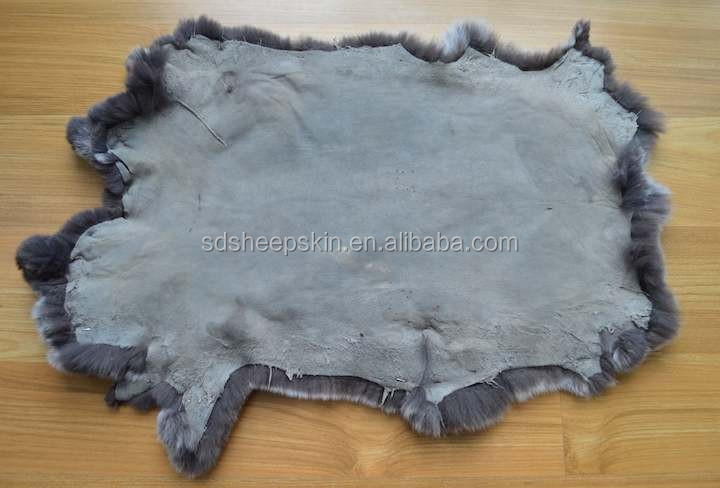 Fashion Genuine Rex Rabbit Pelt Rabbit Fur For Boots And Coats