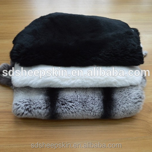 Fashion Genuine Rex Rabbit Pelt Rabbit Fur For Boots And Coats