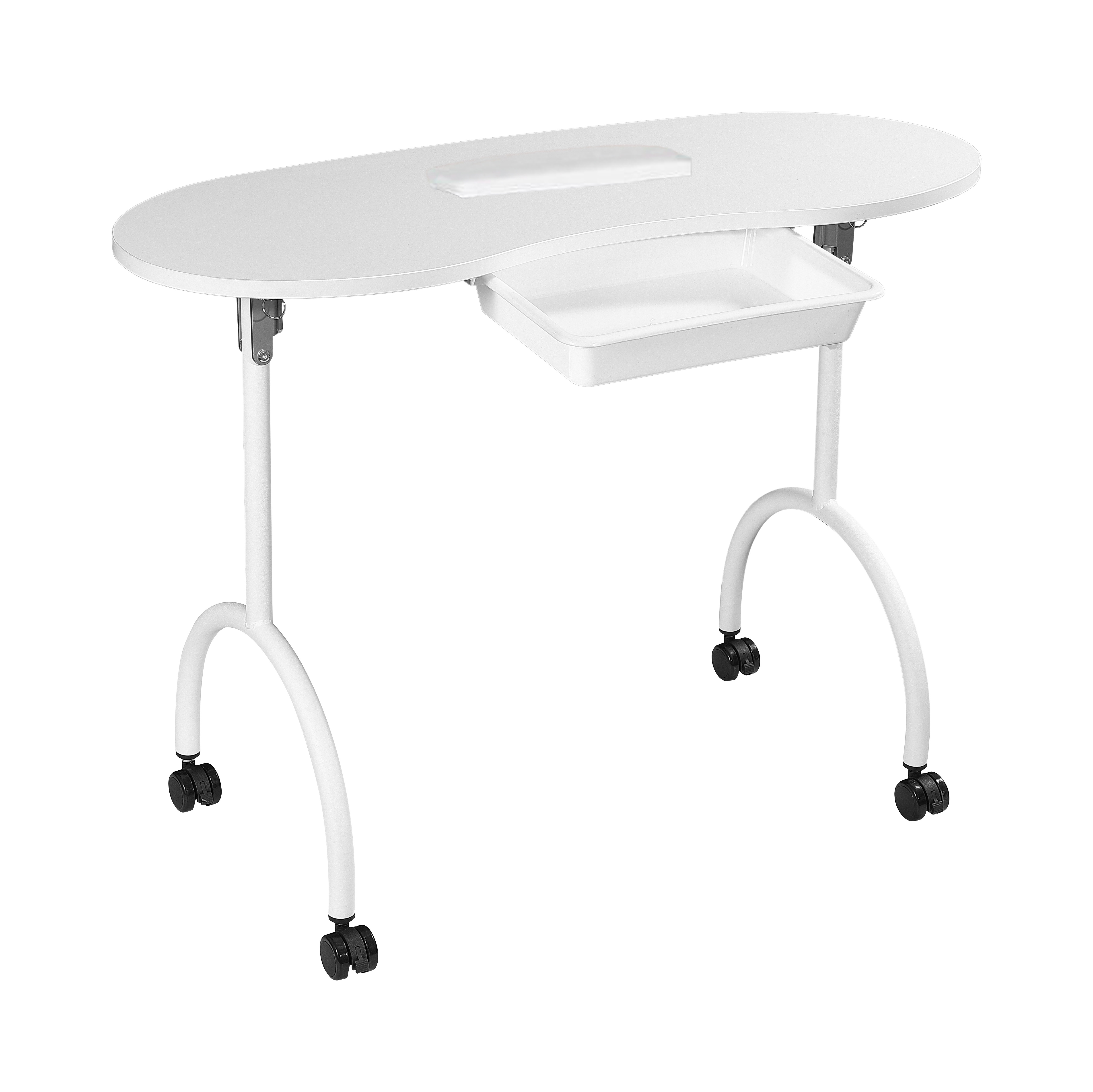 Hot Selling Cheap Nail Station Salon Furniture Sets Folding Portable Nail Table Beauty Salon Manicure Nail Tables