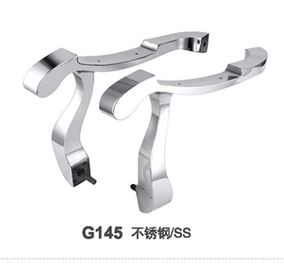 Wholesale Salon Chair Accessories Replacement Office Universal Armrest Stainless Steel Barber Chair Armrest Parts