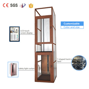 Residencial domestic elevator with fancy cabin for house Hydraulic Reside Elevator