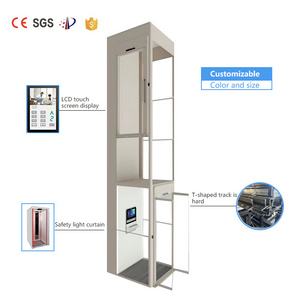 4 floors indoor outdoor small home elevator for 5 person Cheap Residential Lift Elevator