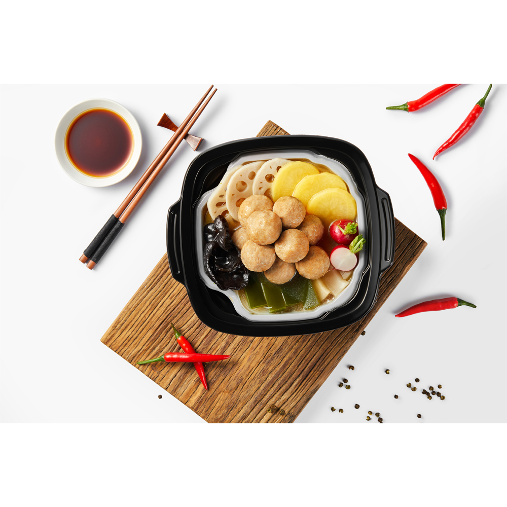 Hot sales self heating food packaging hotpot with multi flavours