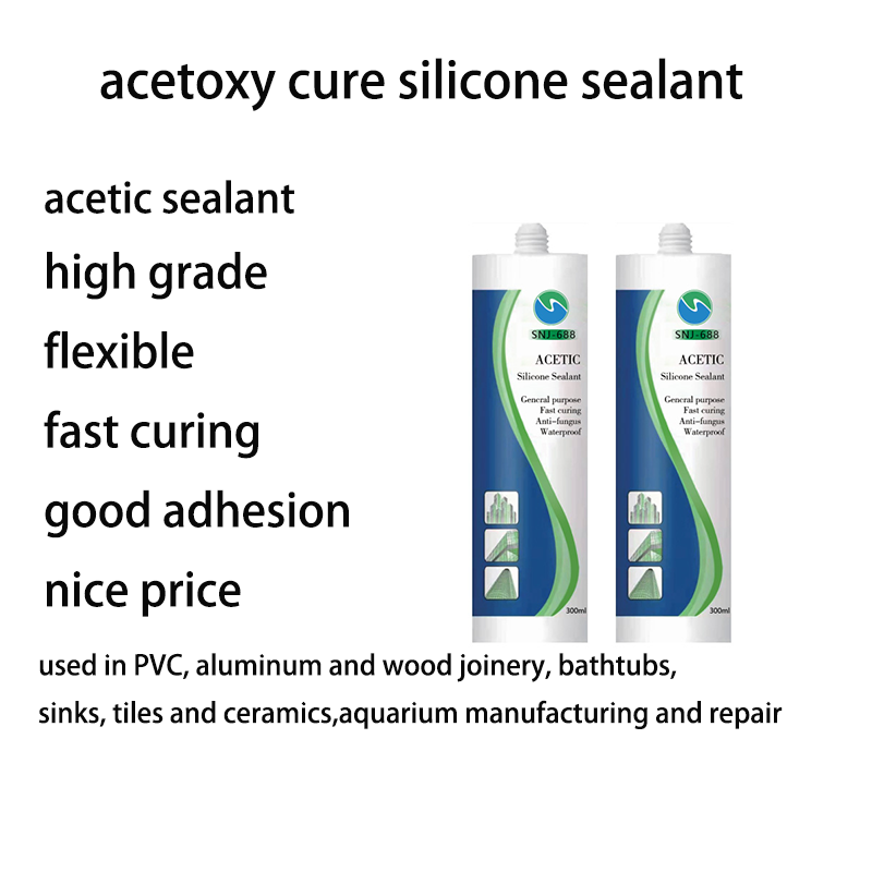 liquid silicone mix water based sealer  manufacturer Adhesive Quickly drying acetic silicone