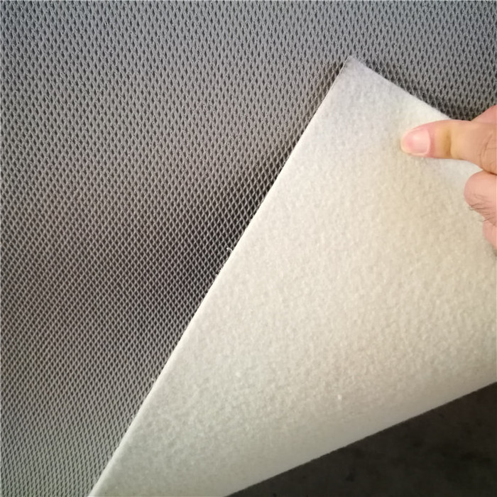 Latex Foam Backing Non-Woven Needle Punch White Exhibition Carpet For Floor