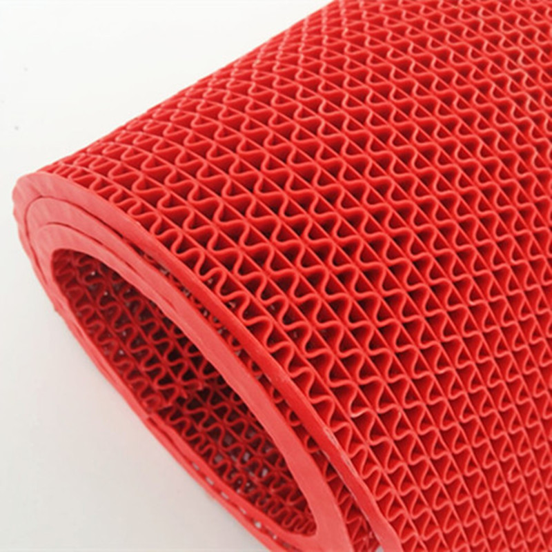 Antislip waterproof flooring mat hollow pvc s mats