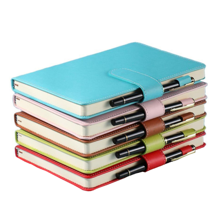 Multicolor Thick School Cheap Custom Notebook Manufacturer Wholesale Students Leather Stationery Notebook With Logo