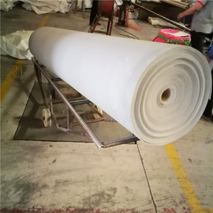 Latex Foam Backing Non-Woven Needle Punch White Exhibition Carpet For Floor