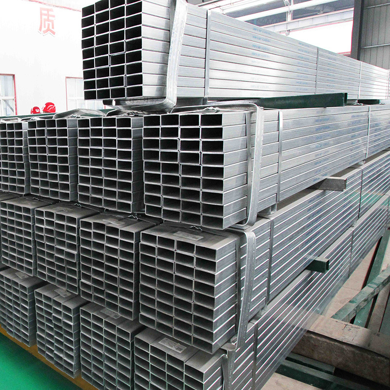 ASTM A530/A519/A53 cold rolled pre galvanized rectangular welded square 150x50 tubing 14 gauge 3x3