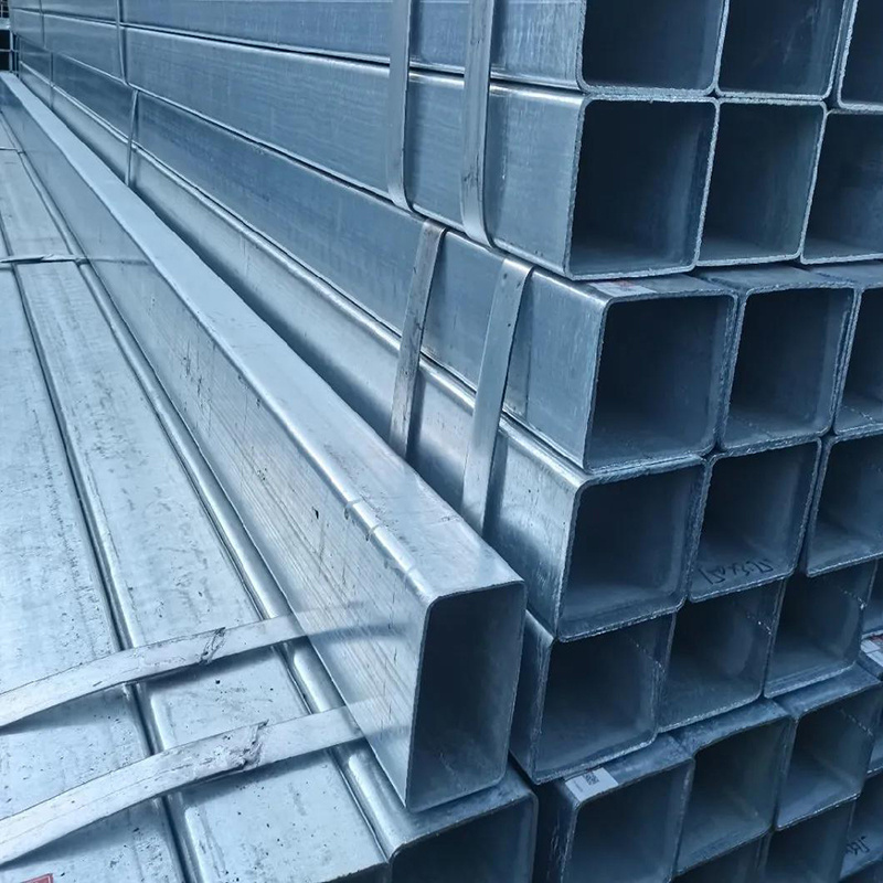 ASTM A530/A519/A53 cold rolled pre galvanized rectangular welded square 150x50 tubing 14 gauge 3x3