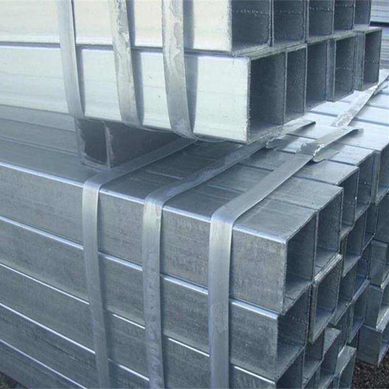 ASTM A530/A519/A53 cold rolled pre galvanized rectangular welded square 150x50 tubing 14 gauge 3x3