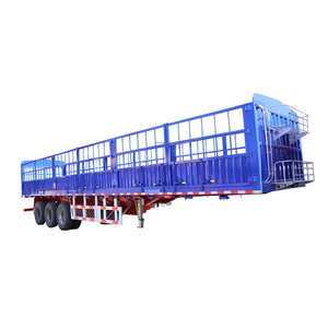 Fence truck trailer with tarpaulin semi-trailer that runs on fuel oil truck trailer spare parts