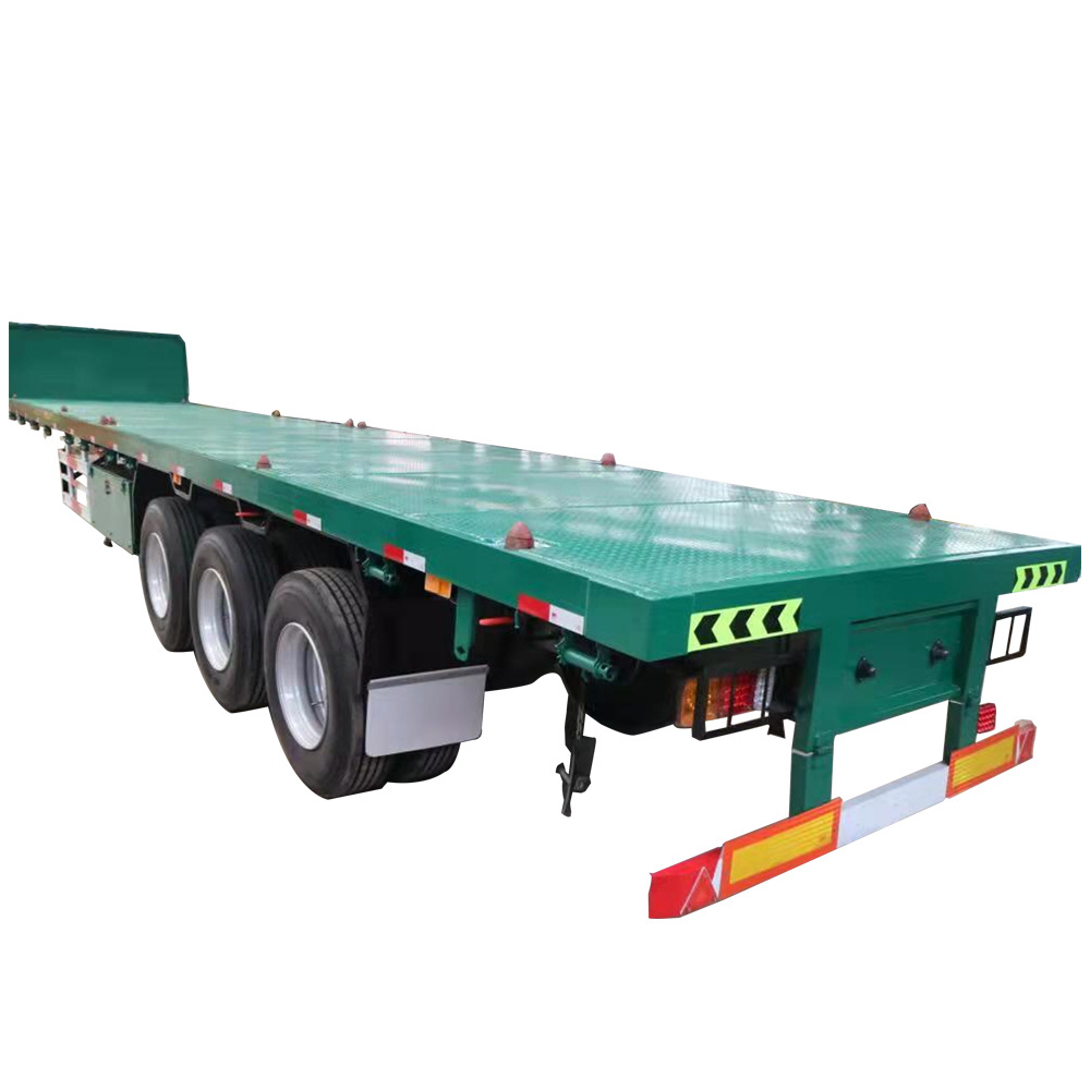 40ft 20ft truck trailers container carrier china used trailer truck for sale flat bed truck trailer