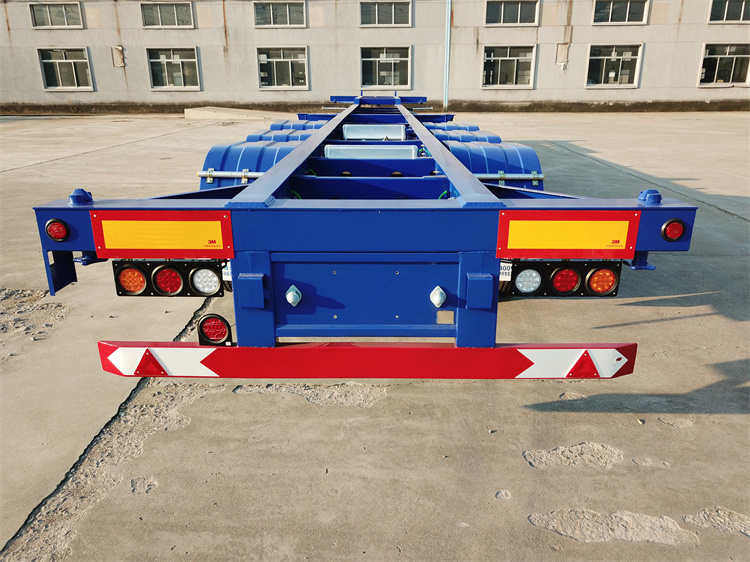 20ft 40ft Skeleton Trailer Container Skeleton Truck From China Manufacture Semi-trailer