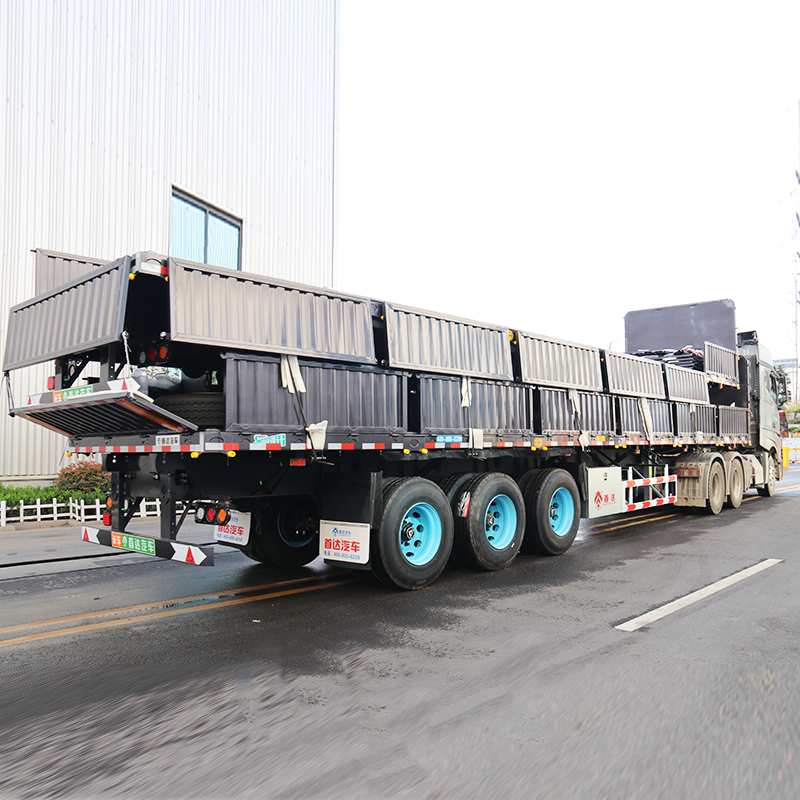 enclosed cargo trailer with barn door china howo cargo truck with trailer