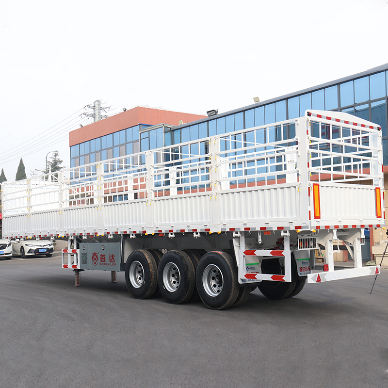 animal fence transport trucks used cattle trailers for sale animal square transport fence semi trailer