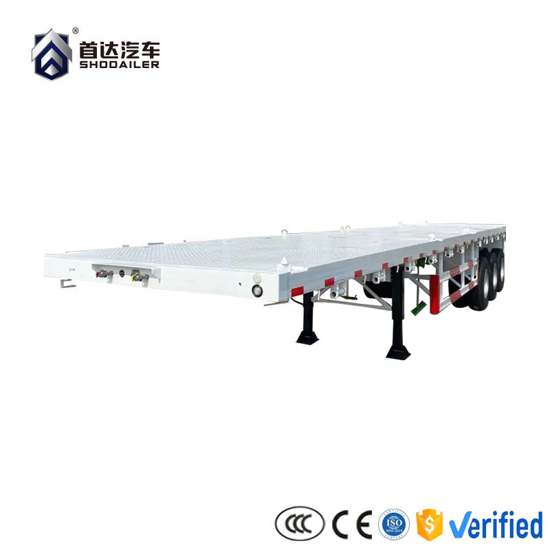 Flatbed truck trailer  transport lumber Can be customized according to requirements