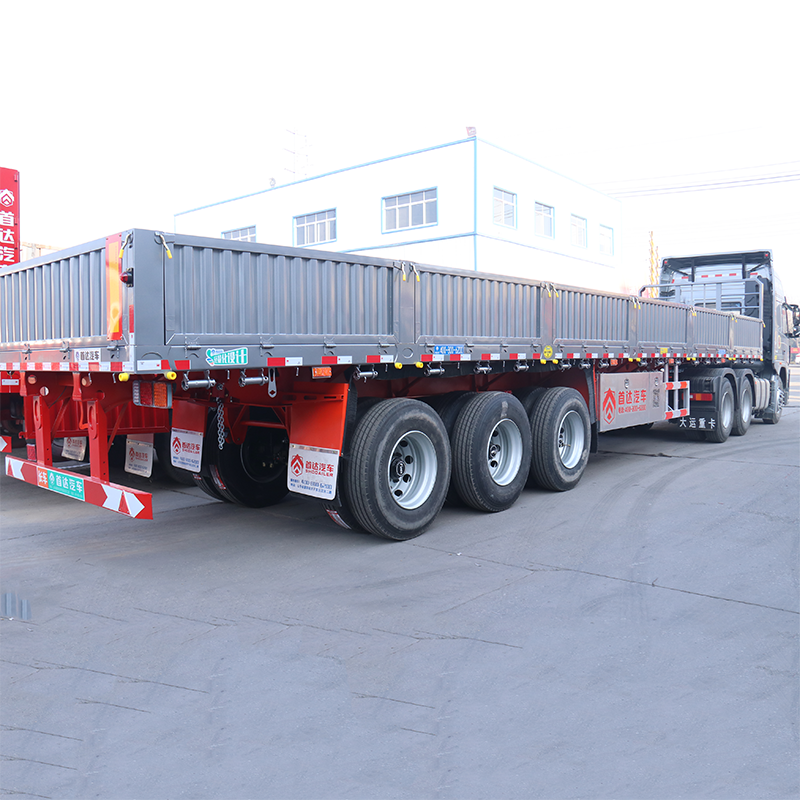 Aluminum Tipping Offroad  Tri-axle Long Flat  Mechanical Disc Brake  Utility Cargo Trailer