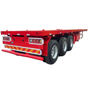 Second Hand Container Trucks And Trailer 40 Foot Container Triaxle Trailer One Axle Container Trailer