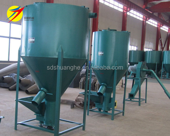 Pakistan price 1200$ vertical hammer mill grain mixer feed grinder and mixer cattle feed mixer