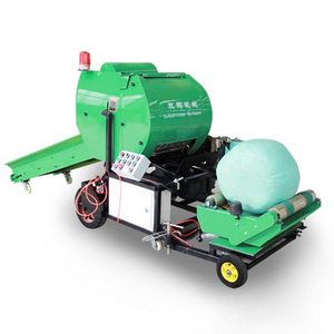 Full automatic mini round silage baler and wrapper machine mini hay round baler for sale 9YQG-0.5