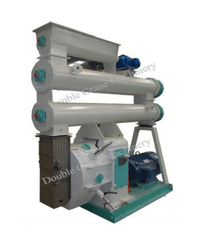 SZLH Ring Die Poultry Feed Pellet Mill with Stainless Steel Temperer