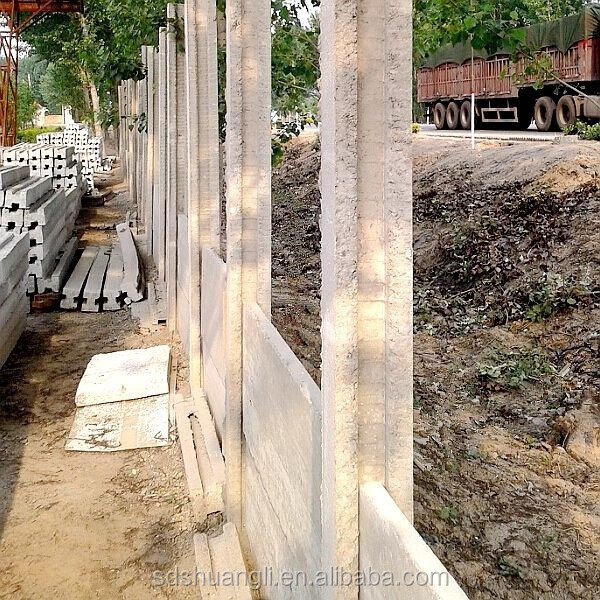 precast prestressed concrete fence form for panel fence production