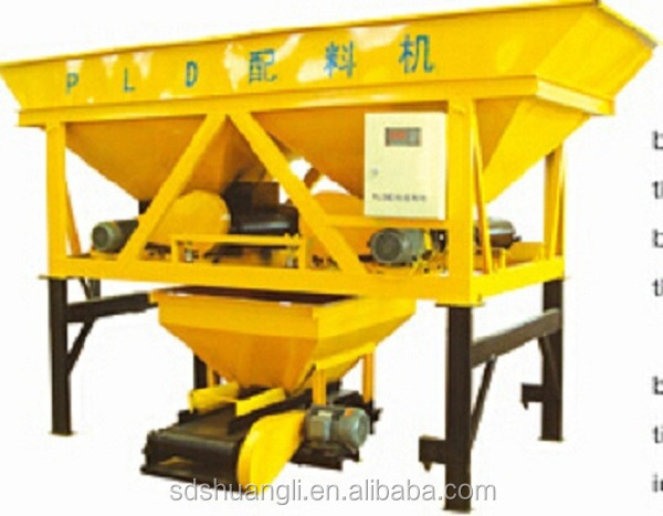 PLD400 Aggregate Batching Plant Of China, concrete batching machine, cement hopper