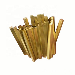 C-36 ASTM-B16 Brass Solid Bar Copper Alloy Bar Brass Square Bar Price Per Kg