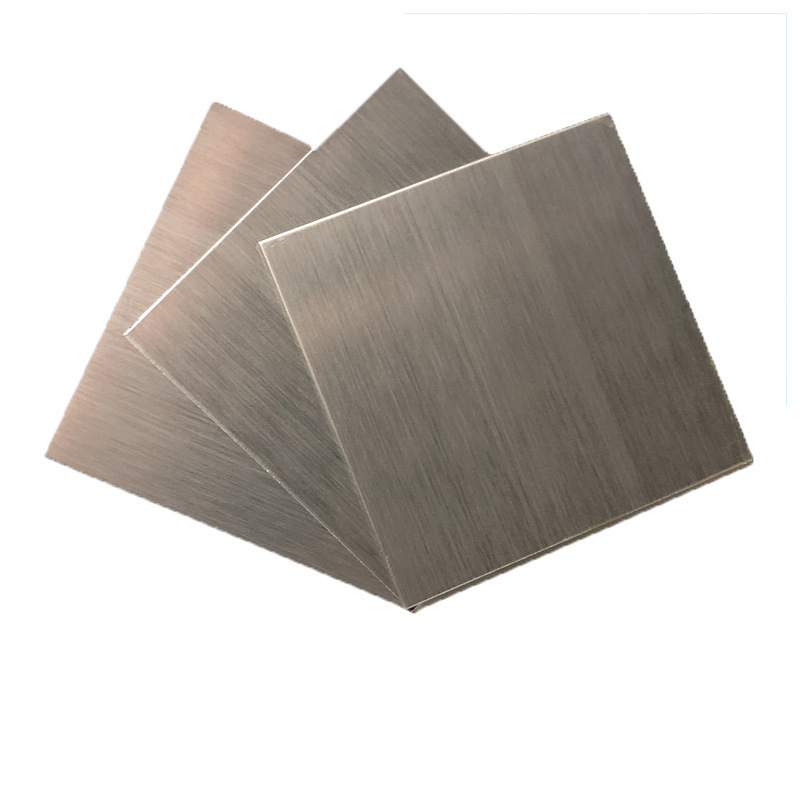 Colour Sheet 304 Stainless Steel 7 mm Sheet Bronze Hairline Stainless Steel Sheet 2B