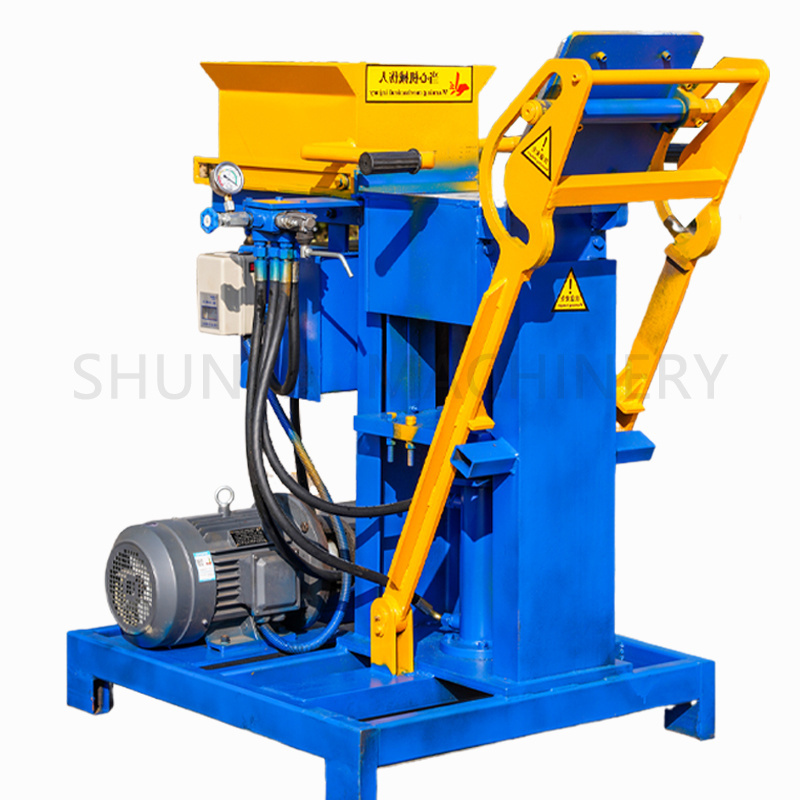 SY2-25  Automatic clay soil interlocking brick making machine press ecological bricks compressed earth blocks machines