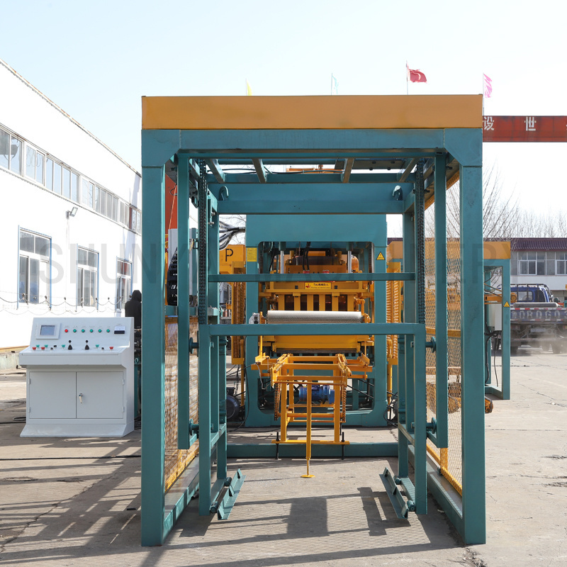 QT6-15 Automatic Concrete Cement Paving Brick Block Making Manufacture Interlocking Stone Making Machine