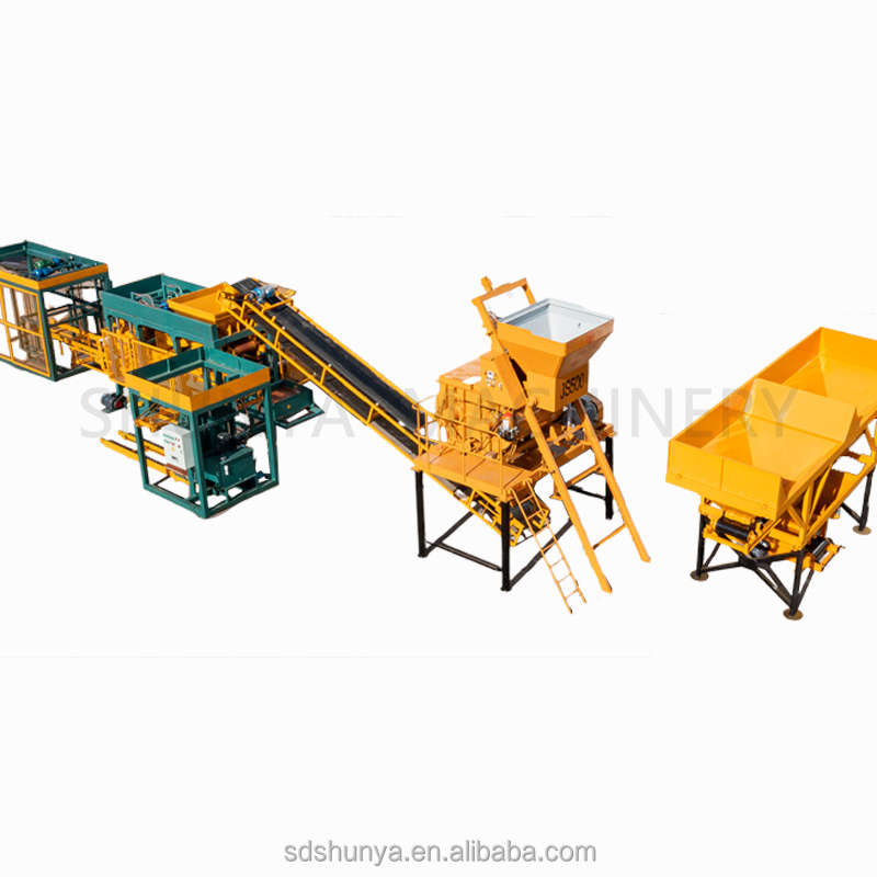 QT6-15 Automatic Concrete Cement Paving Brick Block Making Manufacture Interlocking Stone Making Machine