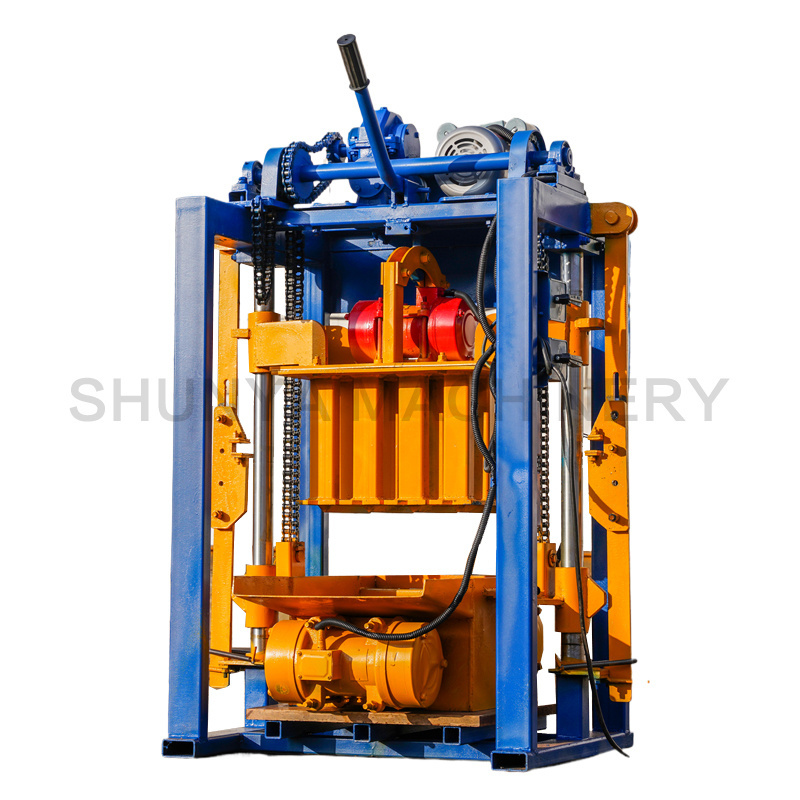 QM2-45 small brick machine hollow and paving block making machine for brick making machinery