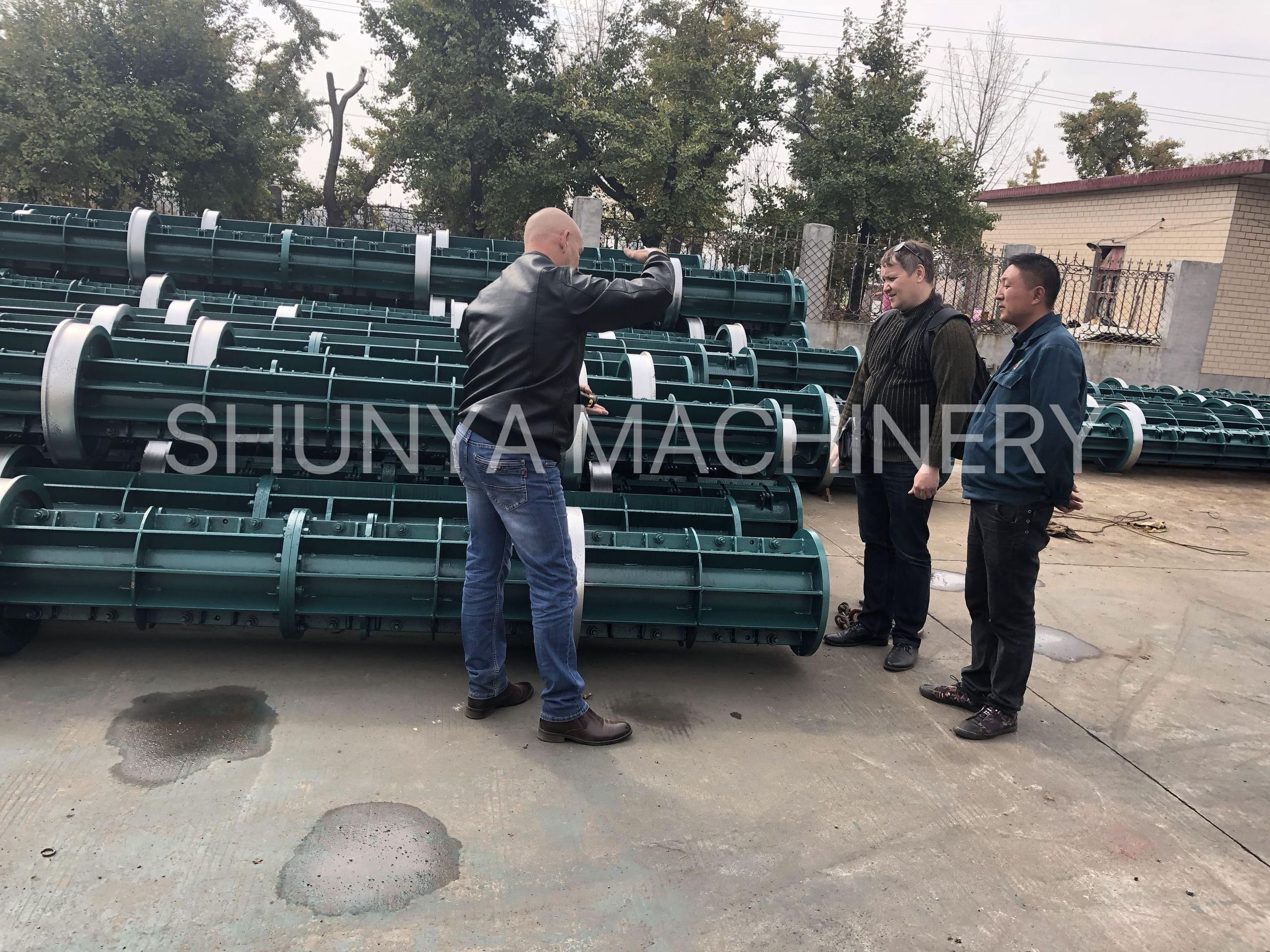 Shunya spun electric concrete pole/pile making machinery price, concrete pole mould for sale