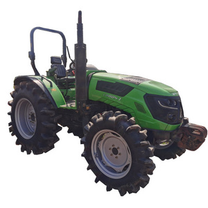 Low Price 80hp 4wd Second Deutz Fahr Used Farm Tractor with 4 Cylinder Engine 3 Point Hitch Backhoe